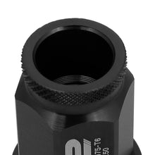 Load image into Gallery viewer, Aluminum Lug Nuts Open-End 40MM M12X1.5 20PCS with Adapter Black