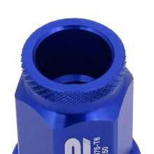 Load image into Gallery viewer, Aluminum Open-End Lug Nuts 40MM M12X1.5 20PCS with Adapter Blue
