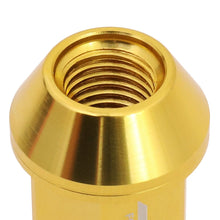 Load image into Gallery viewer, Aluminum Lug Nuts Open-End 40MM M12X1.5 20PCS w/ Adapter Gold