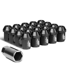 Load image into Gallery viewer, Universal Aluminum Close-End Lug Nuts - M12X1.25 35MM 20PCS Black