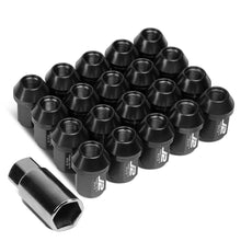 Load image into Gallery viewer, Universal Aluminum Close-End Lug Nuts - M12X1.25 35MM 20PCS Black