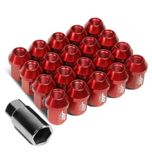 Load image into Gallery viewer, Aluminum Close-End Lug Nuts 35MM M12X1.25 Red 20PCS w/ Adapter