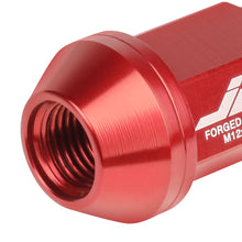 Load image into Gallery viewer, Aluminum Close-End Lug Nuts 35MM M12X1.25 Red 20PCS w/ Adapter