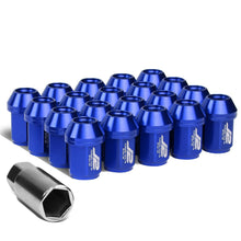 Load image into Gallery viewer, Aluminum Close-End Lug Nuts 35MM M12X1.5 20PCS with Adapter Blue