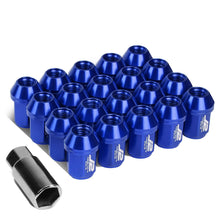Load image into Gallery viewer, Aluminum Close-End Lug Nuts 35MM M12X1.5 20PCS with Adapter Blue