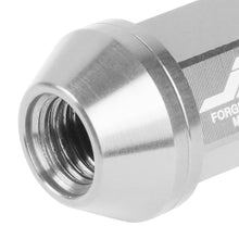Load image into Gallery viewer, Aluminum Close-End Lug Nuts 35MM M12X1.5 20PCS w/ Adapter Silver