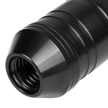 Load image into Gallery viewer, 70MM Open-End Aluminum Lug Nuts M12x1.5 20PC Set with Adapter Black