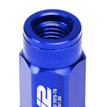 Load image into Gallery viewer, Universal Blue Aluminum Lug Nuts - 70MM Open End M12x1.5 20PC Set