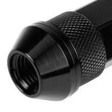 Load image into Gallery viewer, Aluminum Lug Nuts Open-End 70MM M12X1.25 20PCS w/ Adapter Black