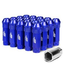 Load image into Gallery viewer, Aluminum Lug Nuts Open-End 70MM M12X1.25 20PCS with Adapter Blue