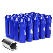 Load image into Gallery viewer, Aluminum Lug Nuts Open-End 70MM M12X1.25 20PCS with Adapter Blue