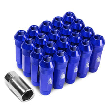 Load image into Gallery viewer, Aluminum Lug Nuts Open-End 70MM M12X1.25 20PCS with Adapter Blue