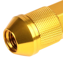 Load image into Gallery viewer, Aluminum Open-End Lug Nuts 90MM M12X1.5 20PCS w/ Adapter Gold