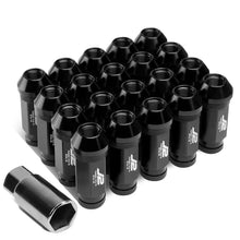 Load image into Gallery viewer, Universal Aluminum Lug Nuts Open End 60MM M12x1.25 20PC Kit w/ Adapter
