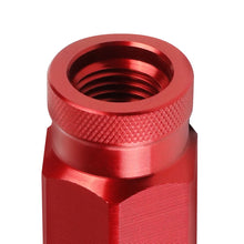 Load image into Gallery viewer, Aluminum Open-End Lug Nuts 60MM M12X1.25 Red 20PCS with Adapter