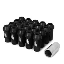 Load image into Gallery viewer, Aluminum Lug Nuts 50mm Open End M12x1.5 Thread 20pc Set with Adapter