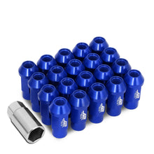 Load image into Gallery viewer, Aluminum Open-End Lug Nuts 50MM M12X1.5 20PCS with Adapter Blue