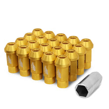 Load image into Gallery viewer, Universal Aluminum Open-End Lug Nuts 50MM M12X1.5 20PCS Gold