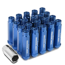 Load image into Gallery viewer, Universal Acorn Style Extended Lug Nuts M12 x 1.5 20pc Blue Aluminum