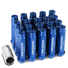 Load image into Gallery viewer, Universal Acorn Style Extended Lug Nuts M12 x 1.5 20pc Blue Aluminum