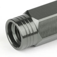 Load image into Gallery viewer, M12 x 1.5 Extended Acorn Lug Nuts 90mm Gun Metal Aluminum 20pc