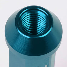 Load image into Gallery viewer, Universal Aluminum M12x1.5 Acorn Lug Nuts Extended Open End Light Blue 20pc
