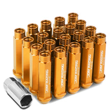 Load image into Gallery viewer, M12 X 1.5 Acorn Style Extended Lug Nuts - Aluminum Orange 20pc