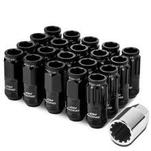 Load image into Gallery viewer, M12 x 1.25 Acorn Style Lug Nuts Set - 16 Pcs + 4 Locks Aluminum