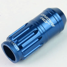 Load image into Gallery viewer, Acorn Style Aluminum Lug Nuts M12 x 1.25 50mm Blue 16 Pcs + 4 Locks