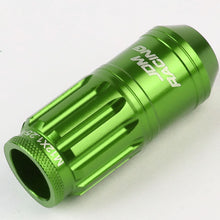 Load image into Gallery viewer, Acorn Style Aluminum Lug Nuts M12 x 1.25 Green 16pcs + 4 Locks