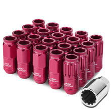 Load image into Gallery viewer, M12 x 1.25 Acorn Style Lug Nuts Set with Locks - Aluminum
