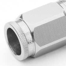 Load image into Gallery viewer, Aluminum Acorn Style Lug Nuts M12 x 1.25 50mm Silver 16pcs + 4 Locks