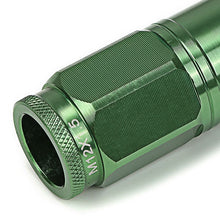 Load image into Gallery viewer, M12 x 1.5 Acorn Style Lug Nuts Set with Locks - Aluminum Green
