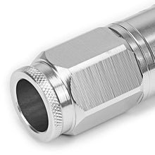 Load image into Gallery viewer, Aluminum Lug Nuts M12 x 1.5 Acorn Style 16pc + 4 Locks Silver