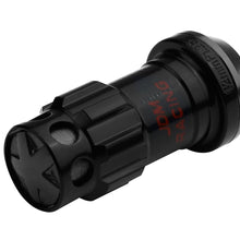 Load image into Gallery viewer, M12 x 1.25 Aluminum Lug Nuts 16pc + 4 Locks Black Closed End