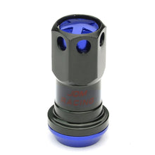 Load image into Gallery viewer, M12 x 1.25 Aluminum Lug Nuts with Locks 16pc Set Black/Blue