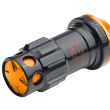 Load image into Gallery viewer, M12 x 1.5 Aluminum Lug Nuts Set 16 Pcs + 4 Locks Black/Orange