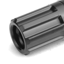Load image into Gallery viewer, Steel Lug Nuts M12 x 1.25 Extended Open End 16pcs + 4 Locks Black