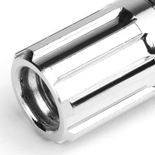 Load image into Gallery viewer, M12 x 1.25 Steel Lug Nuts 45mm Extended Acorn Chrome 16pc + 4 Locks