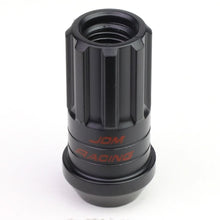 Load image into Gallery viewer, Steel Lug Nuts M12x1.5 Acorn Extended 16pcs + 4 Locks Black