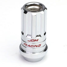 Load image into Gallery viewer, Steel Lug Nuts M12x1.5 Acorn Grooved Shank Extended Chrome 16+4 Lock