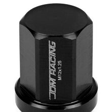 Load image into Gallery viewer, M12 x 1.25 Acorn Style Aluminum Lug Nuts 20pc Set - Black