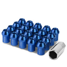 Load image into Gallery viewer, Acorn Style Aluminum Lug Nuts M12x1.25 20pc Set - Blue