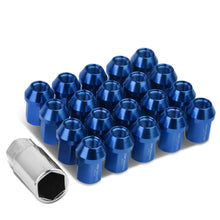 Load image into Gallery viewer, Acorn Style Aluminum Lug Nuts M12x1.25 20pc Set - Blue