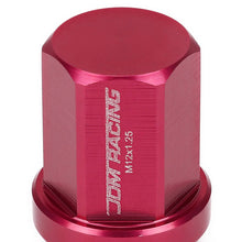 Load image into Gallery viewer, M12 x 1.25 Acorn Style Lug Nuts - 20pc Set Pink Aluminum