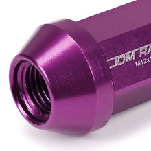 Load image into Gallery viewer, M12 x 1.25 Purple Acorn Lug Nuts 35mm Tall Closed End 20pc Set