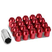 Load image into Gallery viewer, M12 X 1.25 Aluminum Lug Nuts - Acorn Style - Red - 20PCS