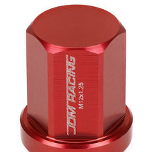 Load image into Gallery viewer, M12 X 1.25 Aluminum Lug Nuts - Acorn Style - Red - 20PCS