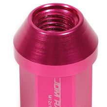 Load image into Gallery viewer, M12 x 1.5 Acorn Style Aluminum Lug Nuts - 35mm Pink 20pc Set