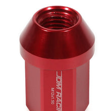Load image into Gallery viewer, M12 x 1.5 Acorn Style Aluminum Lug Nuts - 35mm Red 20pc Set
